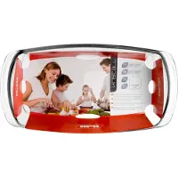 Jamon Kuchenform Kristall 30 x 12 x 7 cm für elegante Kuchen und Desserts, aus hitzebeständigem Glas