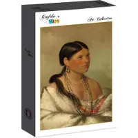 Grafika Kids Puzzle George Catlin : Femme Aigle - Shawano, 1830 - 100 à 149 pièces