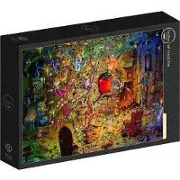 Grafika Puzzle , "La Sorcière", 1000 pièces, illustration de François Ruyer, fabriqué en carton