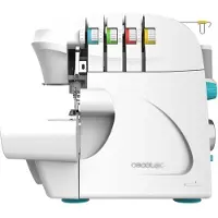 Cecotec , machine à coudre, surjeteuse BelleCouture, vitesse de 1100 tr/min, pression du pied-de-biche réglable