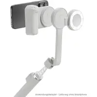 ShiftCam Kit Trépied photo et vidéo SnapTravel Pro Blanc pour Smartphone