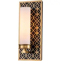 Elstead Lighting Applique murale design pour salle de bain, dorée, Ziggy, 1xE27, 40 W, Elstead