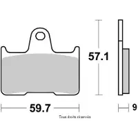 Vesrah Plaquette Frein Pour Moto Suzuki 600 Gsx-R 2004 À 2005 Ar Vd436/2jl Neuf