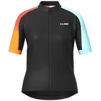 Cube Factory Racing Short Sleeve Jersey Noir M Femme