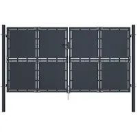 vidaXL Armoire TV noire 101,5x39x43,5 cm Acier laminé à froid