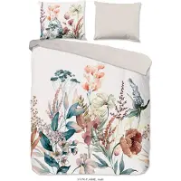 Good Morning Enveloppe de couette "fleurs" - Multi - (200x200/220 cm) - Flanelle de coton