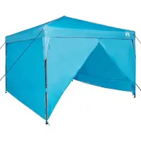 vidaXL , tente de pavillon, 290 x 290 x 251 cm, bleu, tissu