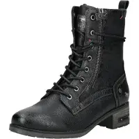 Mustang Bottines à lacets noir