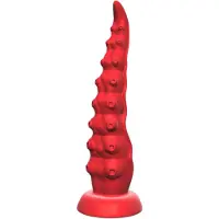 Monster Fuck - gode ventouse tentacule octopus vibromasseur télécommande rouge