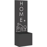 vidaXL Toile pare-vue jardin noir 50 x 140 cm
