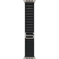 Apple Bracelet Alpine Loop pour Watch | 44/45/46/49 mm - Taille S - Black / Natural Titanium