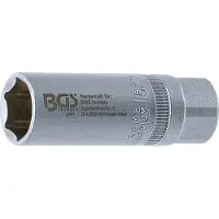 Bgs Zündkerzen-Einsatz Sechskant Antrieb Innenvierkant 12,5 mm (1/2") SW 16 mm