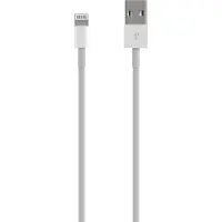 Aisens Câble Lightning A102-0542/ USB mâle - Lightning mâle/ Jusqu'à 2,5W/ 60Mbps/ 50cm/ Blanc