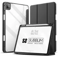 Subblim Clear Shock Case pour iPad Pro 12.9" 2022-21-20/ Black