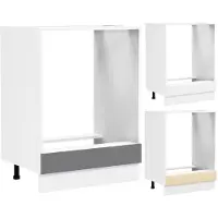 VCM Meuble de four | Dimensions env. H. 82 x W. 60 x. T. 46 cm | Meubles d'armoire | Meuble à four - Fasola