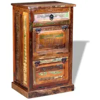 vidaXL Ensemble Bistro 3 pièces Beige Polypropylène et bois massif