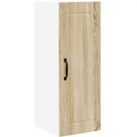 vidaXL Façade de lave-vaisselle Lucca, chêne Sonoma, 30 x 31 x 80 cm