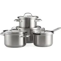 BK Vesta - 5 delige pannenset (CC006823-001), Poêle + casserole, Argent