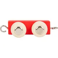 Small Foot Train De Lettres Remorque Rouge