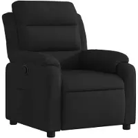 vidaXL Fauteuil relax Tissu noir