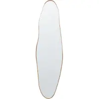 Beliani Miroir SALINS Métal Doré