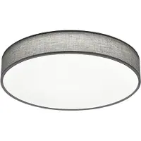 TRIO LUGANO - Plafonnier - Gris - incl. 1x SMD 42 W - Télécommande - Variateur intégré - Couleur de lumière réglable en continu - Veilleuse - Fixation au plafond - Ne convient pas pour un variateur