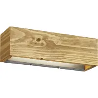 TRIO Brad LED Applique 13W dimmable couleur bois blanc chaud