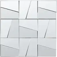 Beliani Miroir ANCEMONT Argenté