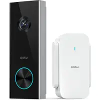 Aosu V8P Video-Türsprechanlage WLAN Komplett-Set 1 Stück Grau, Weiss (WiFi)