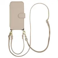 Selencia Étui Riva avec MagSafe et cordon de téléphone pour Samsung Galaxy S25 Ultra - Beige