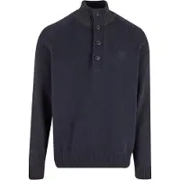 INDICODE JEANS Pull-over 'Reje' bleu foncé / noir