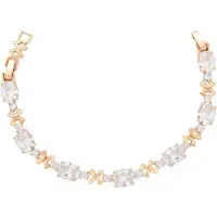 NAEMI Bracelet or rose / blanc