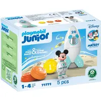 Playmobil Junior 71771 Mickey astronaute avec sa fusée. Disney. 5 pièces. À partir de 12 mois.