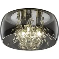 TRIO CRYSTEL plafonnier moderne argenté 616700306