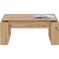 CALICOSY - Table basse design à plateau relevable L102 cm - Ciara