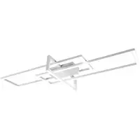 TRIO Grand plafonnier LED Applique murale avec switch dimmer 100 x 40cm en blanc mat