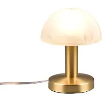 TRIO Lampe de table, 1 x E14/40W, laiton mat