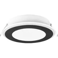 TRIO Éclairage encastré Aura 14,8 cm noir
