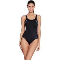 Zoggs Sydney U Back Swimsuit Noir 40 Femme