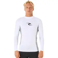 Rip Curl Waves Upf Perf Long Sleeve Rash Guard Blanc XS Homme