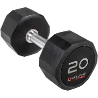 Olive Haltère Rubber Pro-style 20kg