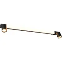 TRIO Lampe miroir Enrico 90 cm - noir