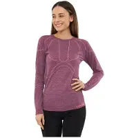 Viking Lana Pro Merino Long Sleeve Base Layer Rose 2XL Femme