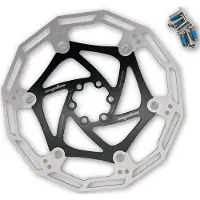 Campa Bros Floating Kombat Ii 6b Brake Disc Argenté 203 mm