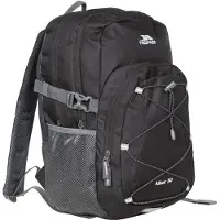Trespass Sac à dos Albus - 30L Backpack noir avec détails réfléchissants