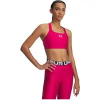 Under Armour Heatgear High Support Sports Top Rose XS Femme