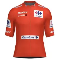 Santini La Vuelta Leader Short Sleeve Jersey Orange M Homme