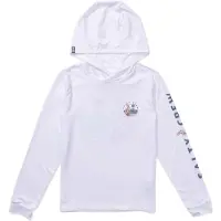 Salty Crew Stake Out Sunshirt Long Sleeve Rash Guard Blanc M Garçon