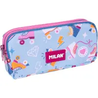 Milan Porte-plume Avec 3 Zips 2 Edition Spéciale Bleu Homme Bleu One Size