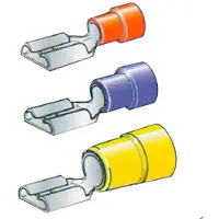 Oem Marine Female Lamellar End Cap 100 Units Doré 4.7 mm